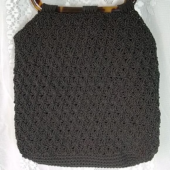Vintage Handbag Macrame PAT 4453294 EXPRESS 78967100 - Picture 7 of 12